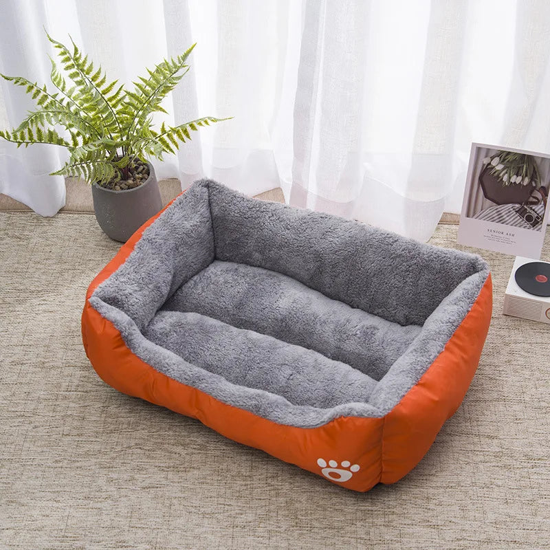 5 Sizes Large Dog Kennel Comfortable Cat Sofa Bed for Small Dog Nest Warm Pet Cat Sleeping Bed Winter Soft House Accessories