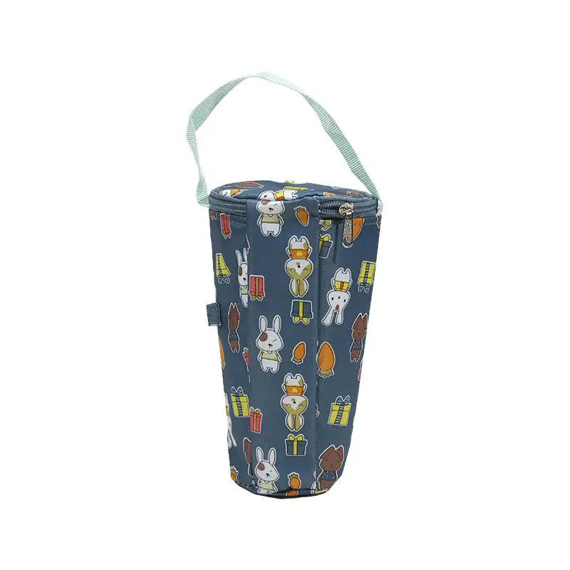 Portable Milk Tea Tote Bag Heat Preservation Bag Carrying Insulated Cup Cover Umbrella Bag Handbag Camping Drinkware Accessories