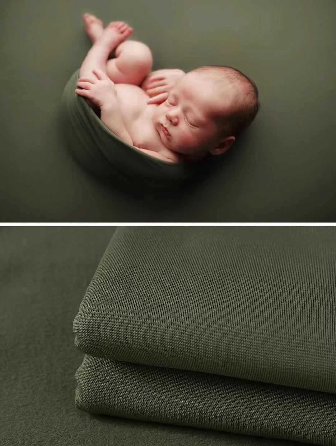Newborn Photography Props Soft Wrap Blanket Backdrop Stretchable Fabrics for Baby Posing Studio Shooting Photo Accessories
