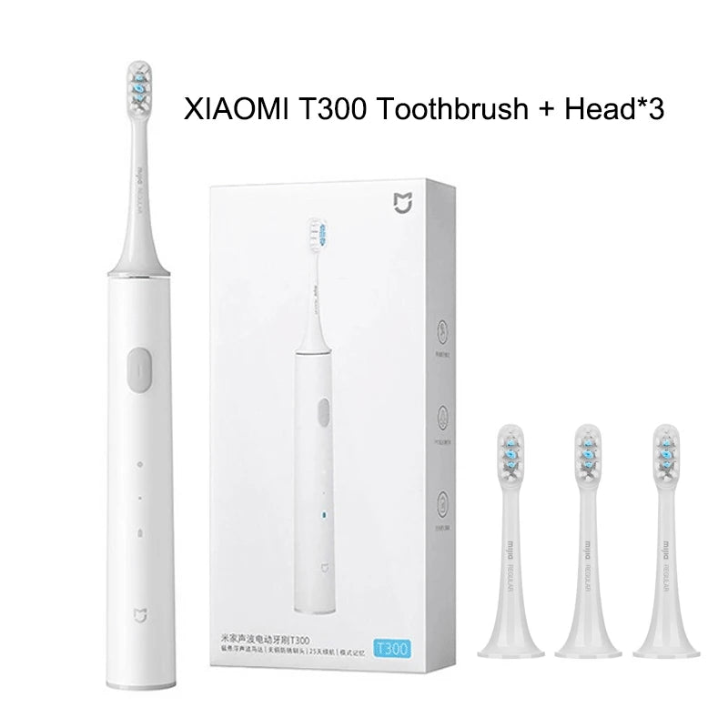 XIAOMI MIJIA Sonic Electric Toothbrushes T300,One Charge For 25 Days,2 Mode,IPX7 Waterproof Rechargeable Toothbrush Whiten teeth