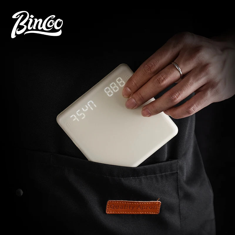 Bincoo Electronic  Coffee Scale Digital Kitchen Portable Barista Scales With Timer Handheld Precision 0.01g Weight