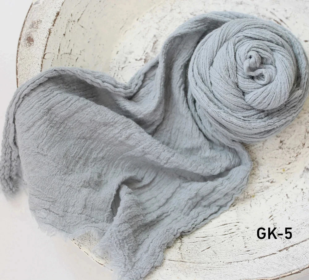 Professional Stretchable Wrapping Newborn Photography Props Soft Cotton Gauze Wraps Blanket Studio Baby Styling Props Accessory