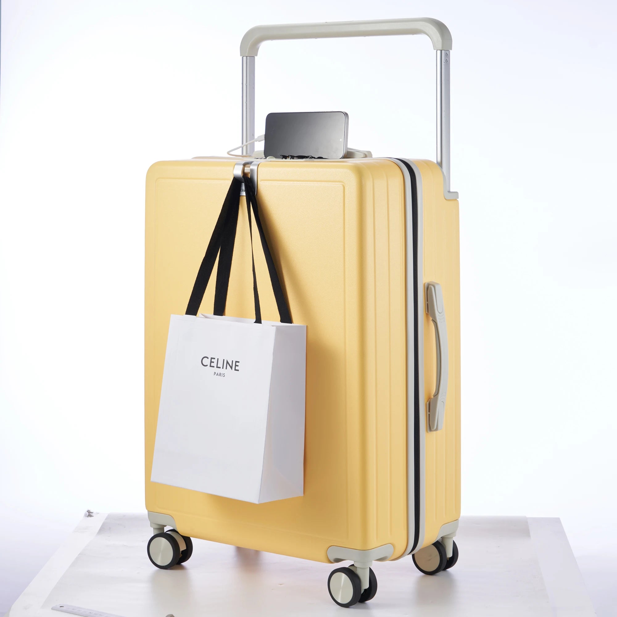 KLQDZMS Luggage Travel Bag 20 Inch Boarding Box Large Capacity Men's Trolley Case 22"24"26"28" ABS+PC Women's Cabin Suitcase