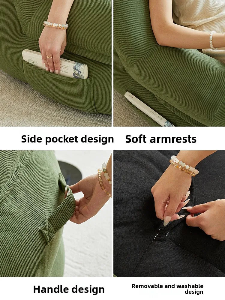 Lazy sofa reclining and sleeping bedroom single small sofa small balcony living room reading leisure decompression nest chair