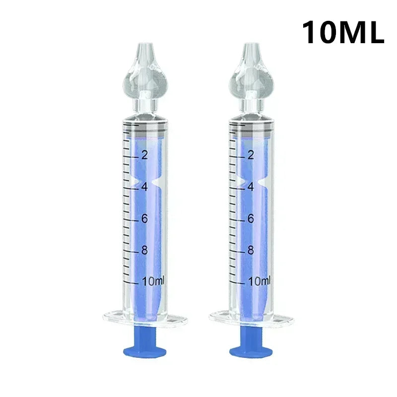 10ML/20ML Baby Nasal Aspirator Syringe Baby Nose Cleaner Rhinitis Nasal Washer Irrigator Needle Baby Nose Washing for Children