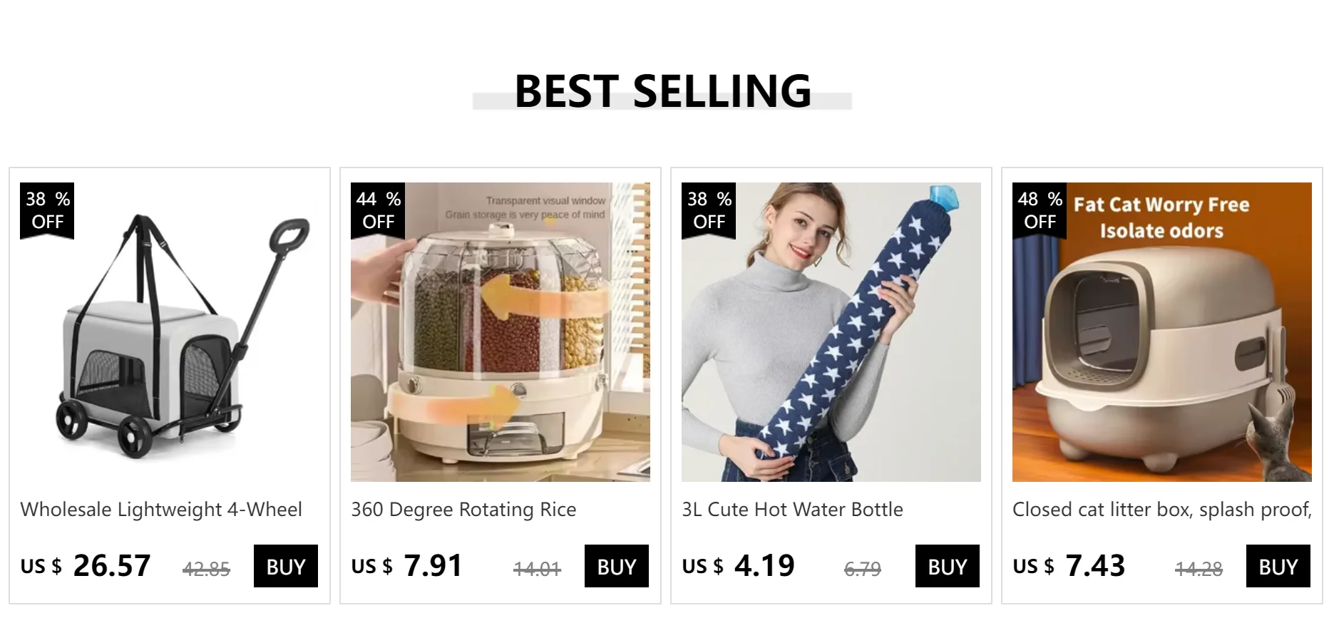 Wholesale Lightweight 4-Wheel Pet Travel Trolley Detachable Dog Stroller Pet Carrier Bag for Cats and Dogs