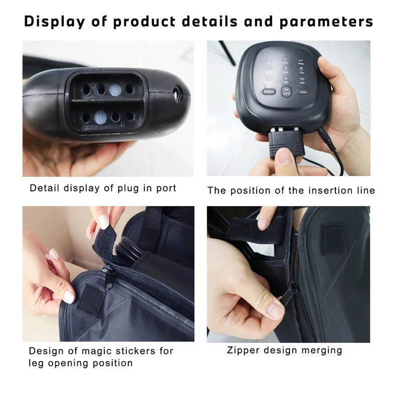 Pneumatic Compression Leg Recovery System Foot Massager For Circulation And Relaxation Calf Massage Reduce Muscle Tension Device