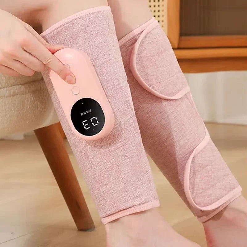 Electric Heated Calf Massager Wireless Air Pressure Leg Massager Hot Compress Calf Massage Machine Promote Blood Circulation