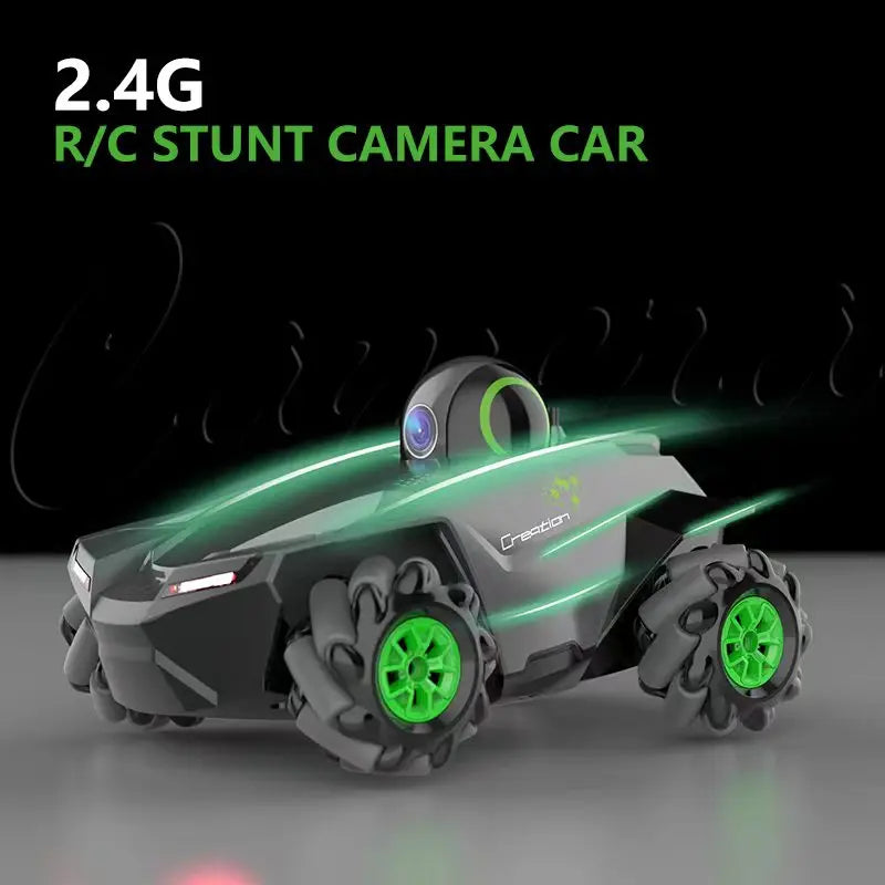 RC Car 1:20 With Video 2.4G WIFI FPV HD Camera Car 360° Rotation Stunt Camera Car Kids boy toys