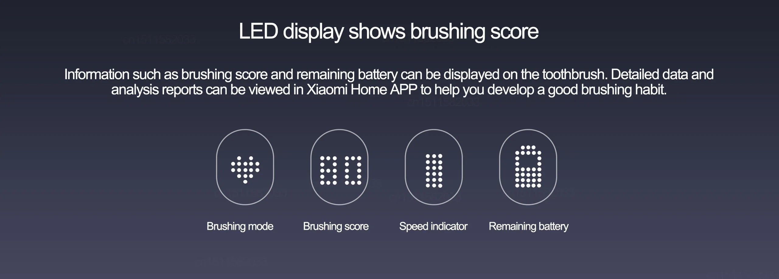 XIAOMI MIJIA Sonic Electric Toothbrush T700 Ultrasonic Vibration Teeth Whitening Oral Clean Brush Smart APP Electric Tooth Brush