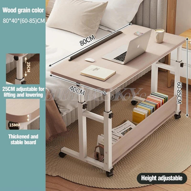 Simple Laptop Desk Lazy Bed Desk Learning Simple Small Table Learning Table Movable Bedside Adjustable Portable Laptop table