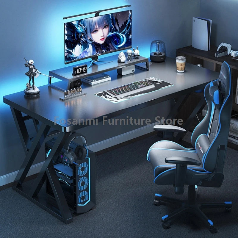 Compact Office Desk and Chair Set Computer Ergonomic Mesh Chair Table for Gaming Writing Modern Home Furniture Desks Chairs Sets