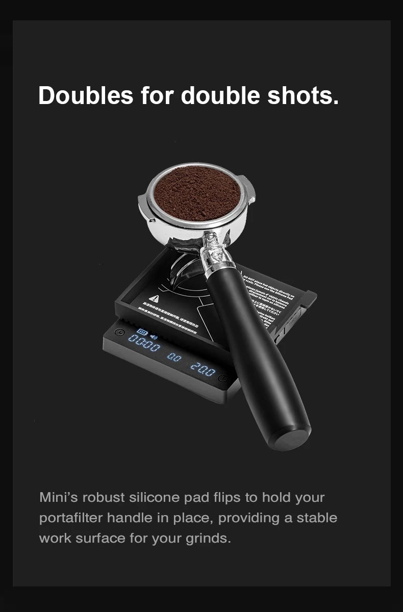 TIMEMORE Black Mirror MINI 0.1g Precision Pocket Coffee Scale  LCD Display Espresso Scale For Kitchen Cooking Food Jewelry