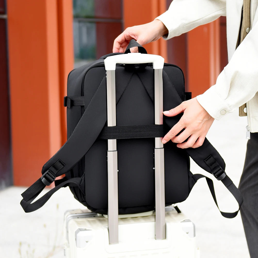 Travel Backpack Airline Approved Low-Cost Airline Solid Color Leisure Large Capacity Commuter Computer Bag Backpack