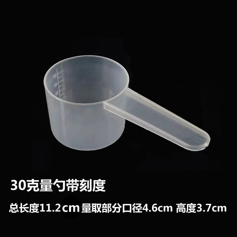 5pcs Plastic Measuring Spoons Washing Powder Spoon Plastic Gel Facial Mask Spoon Scaled Baking Tools Measuring Spoon Set