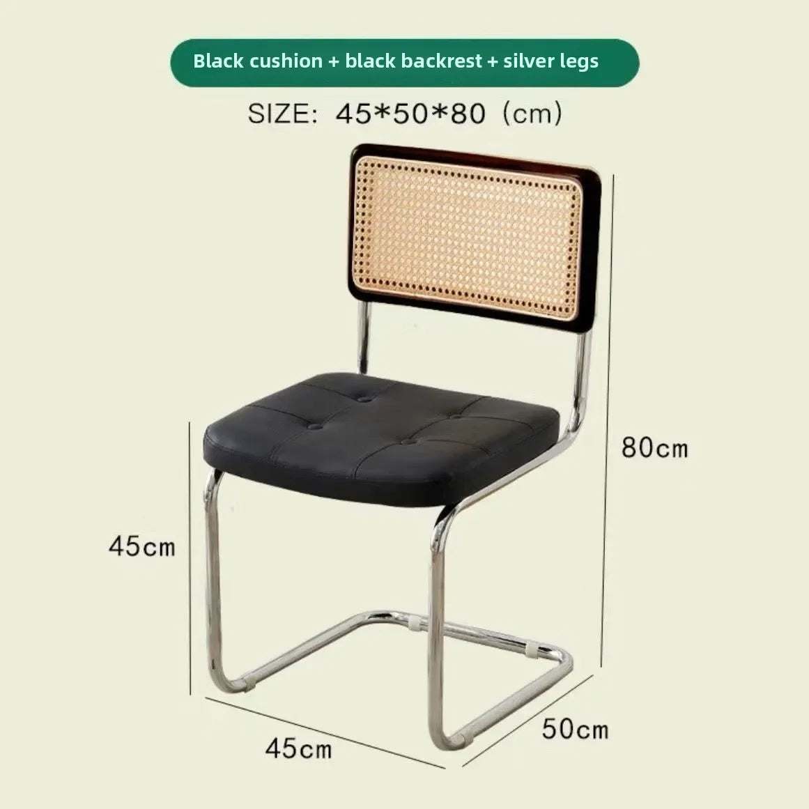 Kitchen Rattan Nordic Dining Chair Cesca Wooden Salon Design Ergonomic Dining Chair Modern Luxury Cadeira Home Furniture WK50DC