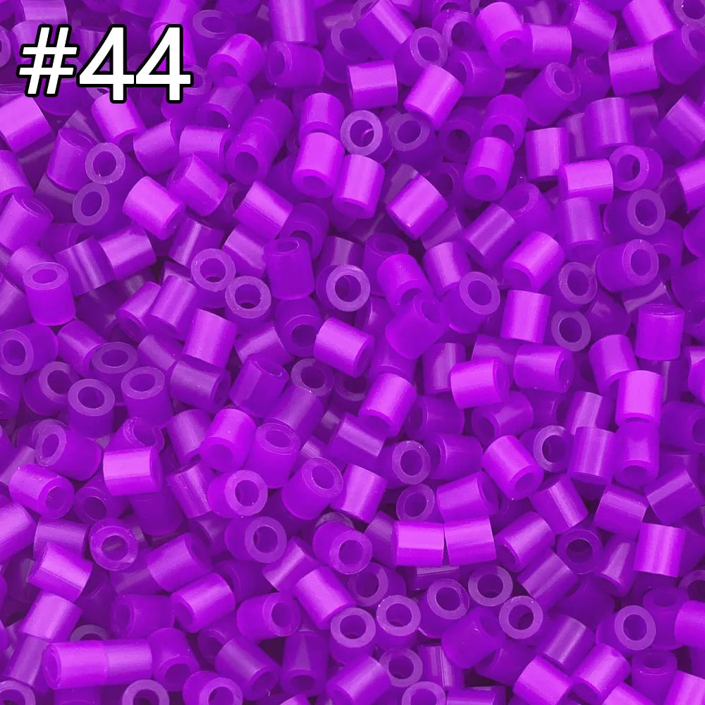 5mm 1000PCS  Black white gray blue green purple Hama Beads for Kids Iron Fuse Beads diy Puzzles Pixel Art Gift Children Toy