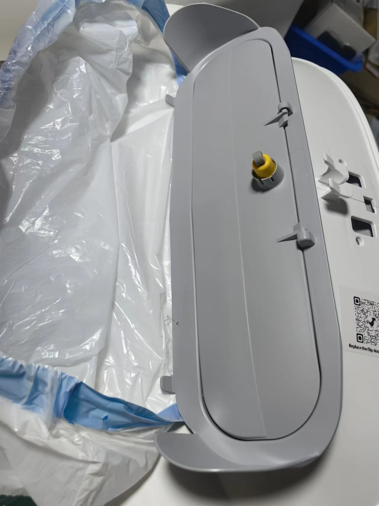 Automatic Cat Litter Box Accessories Bin Door Collecting Feces Bottom Capsule Garbage Bag for Cat Toilet Litter Box