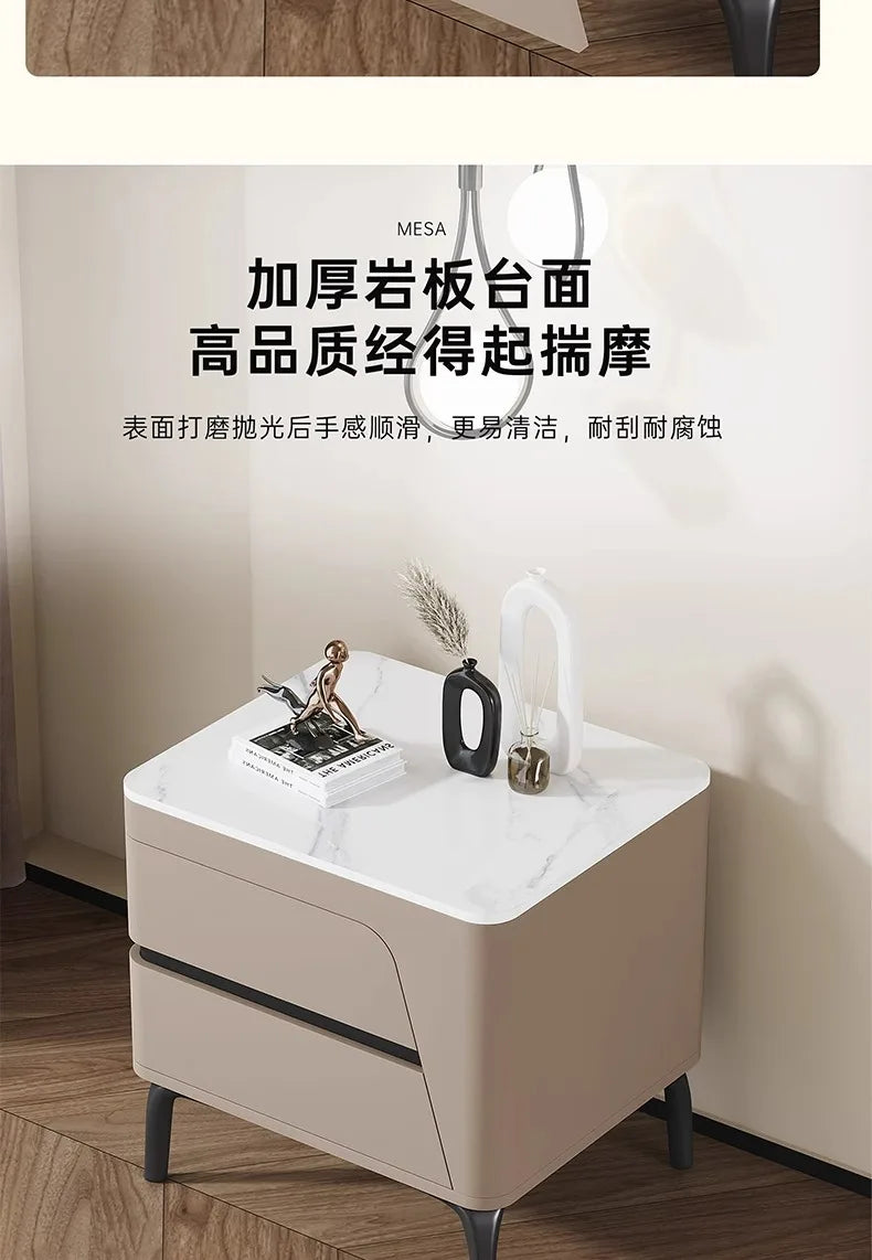 Space Saving Nightstands Creative Modern Simple Elegant Bedside Table Premium Aesthetic Mesitas De Noche Bedroom Furniture