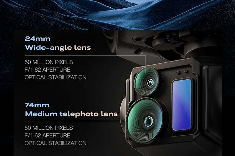 New Wing 6 Drone 8K Camera 3-Axis Gimbal WIFI Obstacle Avoidance FPV Brushless Touch Screen Remote Control Quadcopter Toys Gifts