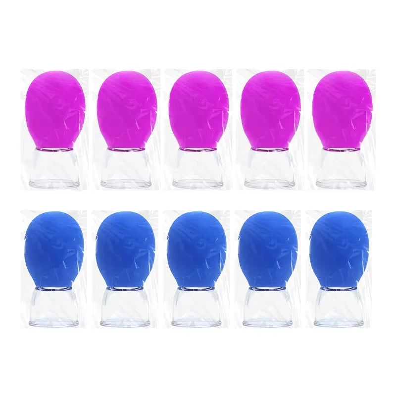 Facial Silicone Cans Cupping Cups Lifting Massage Chinese Cupping Set Small Mini Eye Cup Vacuum Cups Popularity Health Care