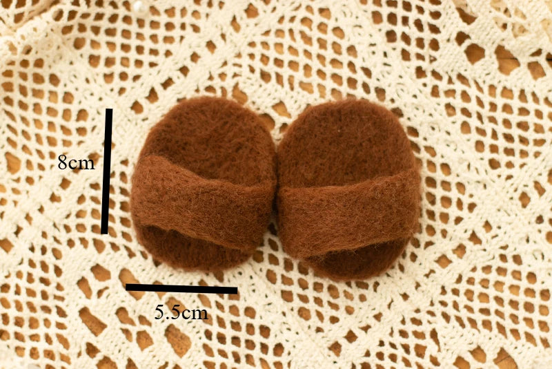 Newborn Photography Props Phone Wool Felt  Doll Rabbit  Clond and Star Photography Props Accessories Baby Studio