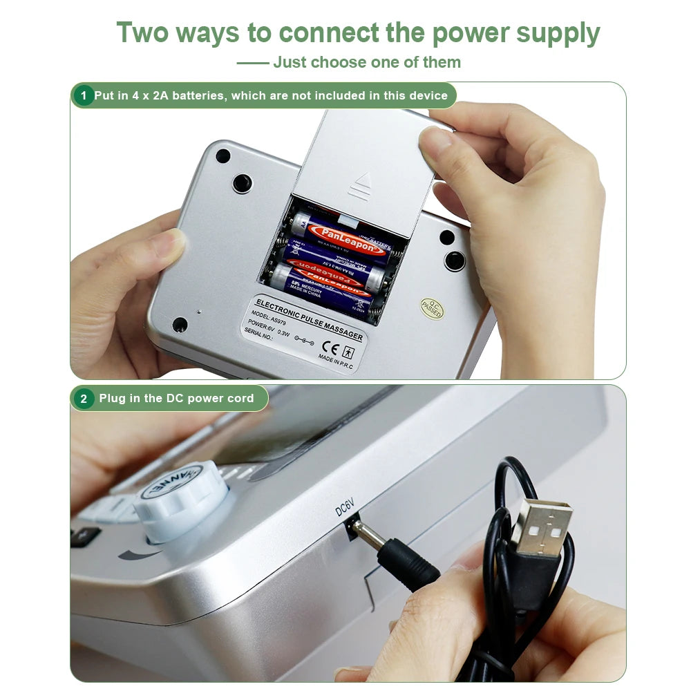 Electric 12 Modes TENS Acupuncture Physiotherapy EMS Muscle Stimulator Pulse Meridian Therapy Machine Body Relaxation Healthcare