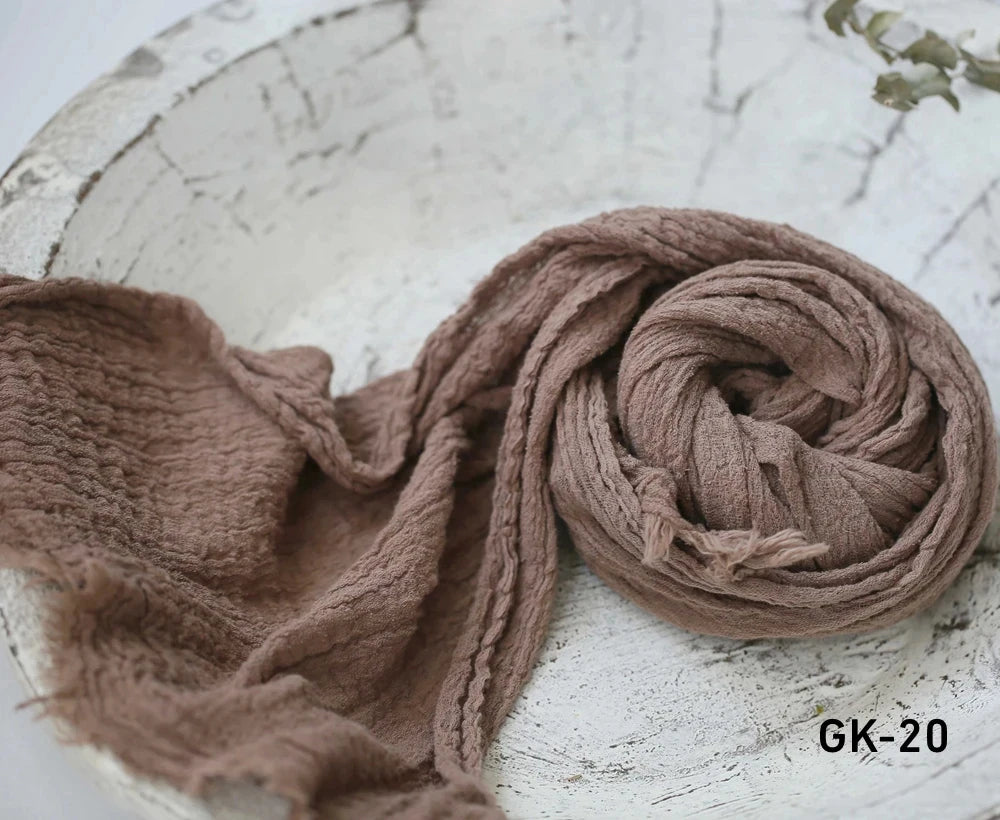 Professional Stretchable Wrapping Newborn Photography Props Soft Cotton Gauze Wraps Blanket Studio Baby Styling Props Accessory