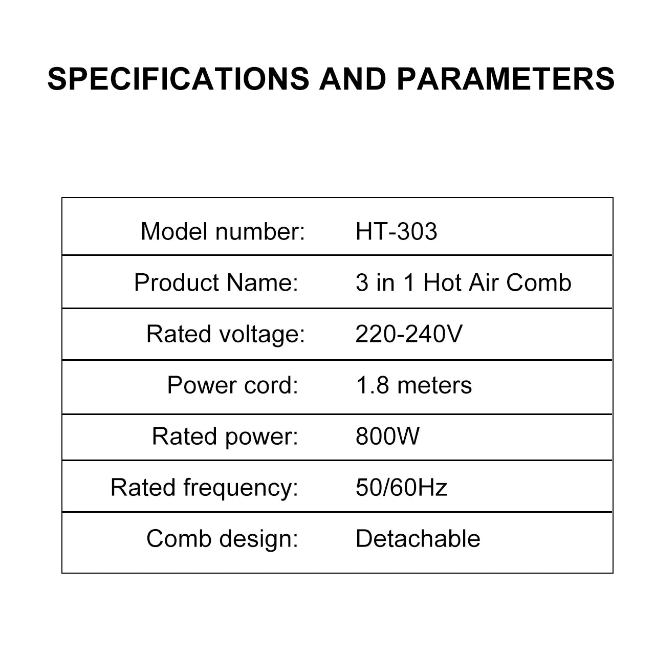 Solimpia 3-Head Hot Air Brush Hair Dryer Strong Wind Electric Straightener Curler Roller Comb Blower Styling Tool for Woman 800W