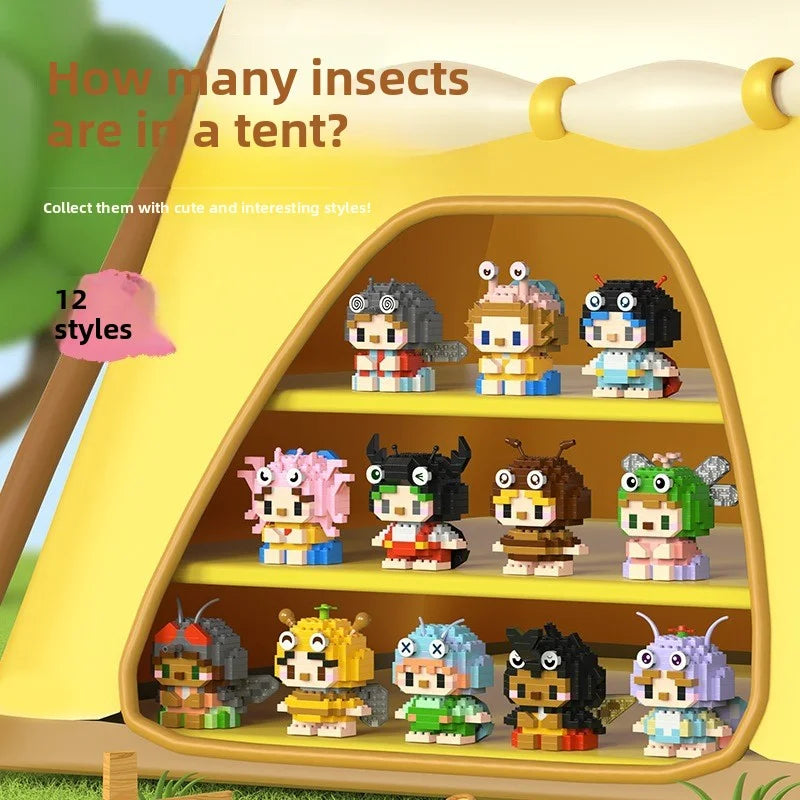 Cat Micro Diamond Small Particles Assembled Building Blocks Animals Mini Brock Building Construction Toys for Kids Boys  9 to 12