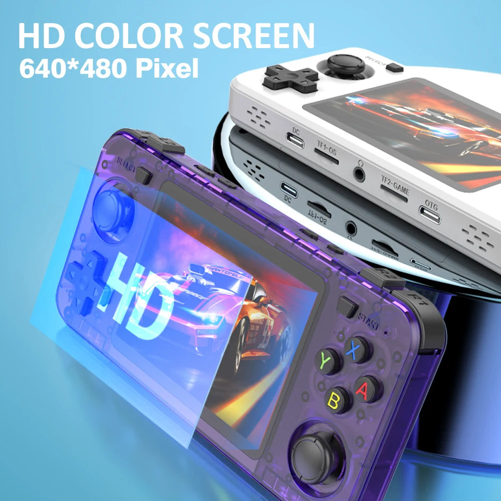 R36H open-source retro handheld game console cross-border Linux system 3.5-inch IPS full fit high-definition screen
