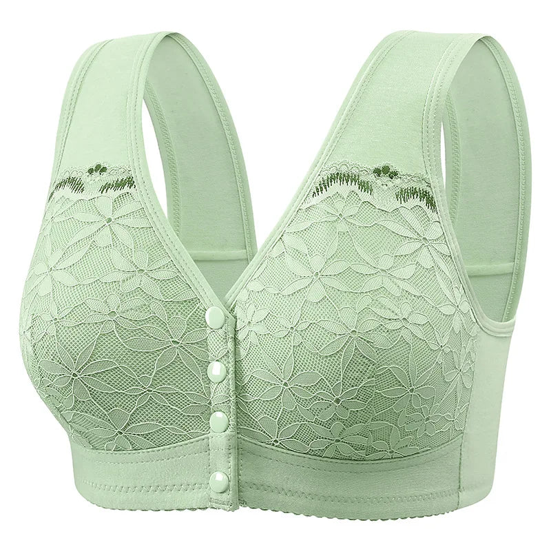 Comfort  Peace Mind Maternity Clothing Pregnant Mother Breastfeeding Bra Front Buckle Ultra-thin Mold Cup Fixed Shoulder Strap