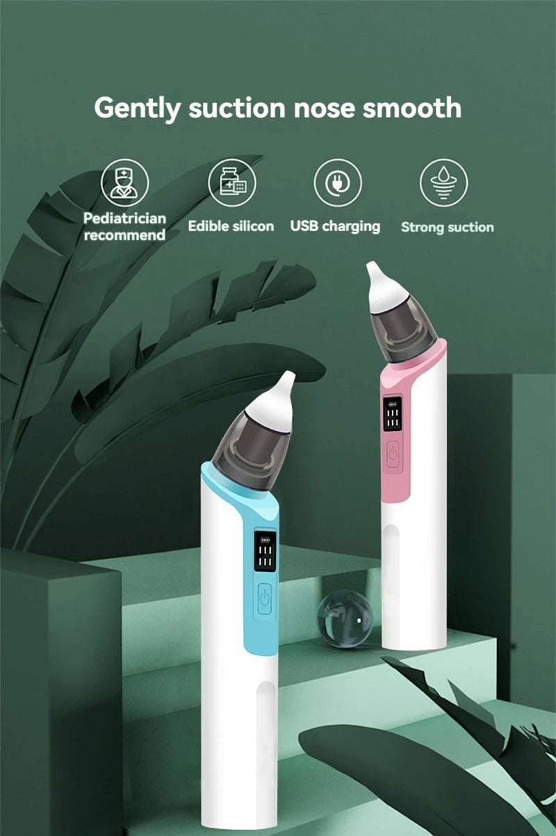 2025 New Pattern Baby Electric Nasal Aspirator for Newborn Charging Version Suction Tool to Prevent Nasal Congestion