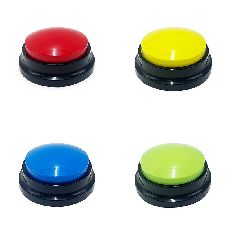 Dog Communication Buttons Voice Recording Button for Pet Training Buzzer 30 Second Record Playback Funny Gift for Talking