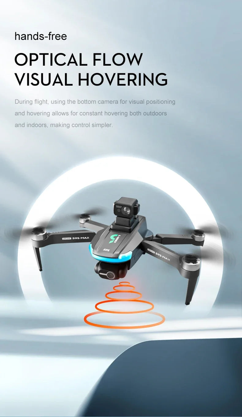 NEW S9S MAX MINI Drone 4K 2-Axis PTZ HD Dual Camera Laser Obstacle Avoidance Brushless Motor GPS 5G WIFI RC FPV Quadcopter Toys