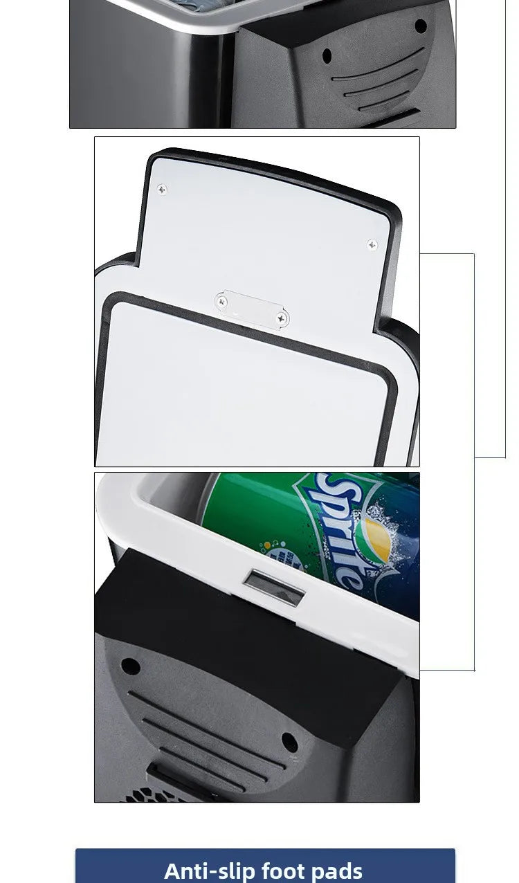 6L Portable Car Refrigerator Semiconductor Cooler Warmer 2in1 Dual Use for Vehicle