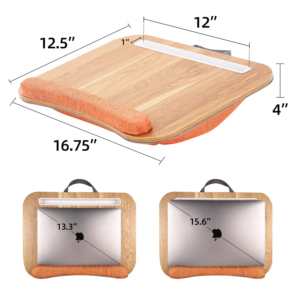MUMUCC Lazy Laptop Table with Cushions and Slots, Multifunctional  Mini Pillow Table, Portable Room Desk, Office Lumbar Support