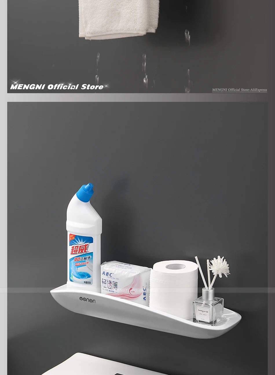 Bathroom Shelf Storage Rack Holder Wall Mounted Shampoo Spices Shower Organizer Bathroom Accessories with Towel Bar