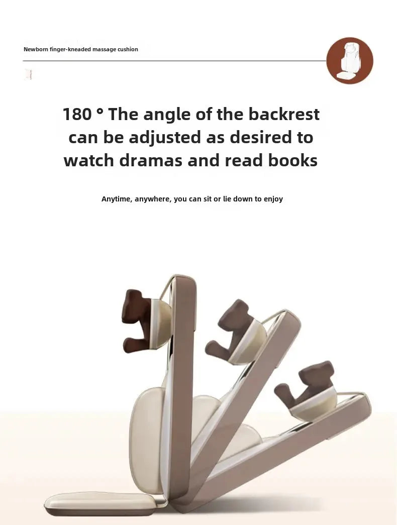 Dual-use Waist Walking Buttocks Cushion Vibrator Cushion for Back, Multifunctional Full Body Massage Mat, Neck and Back Massager