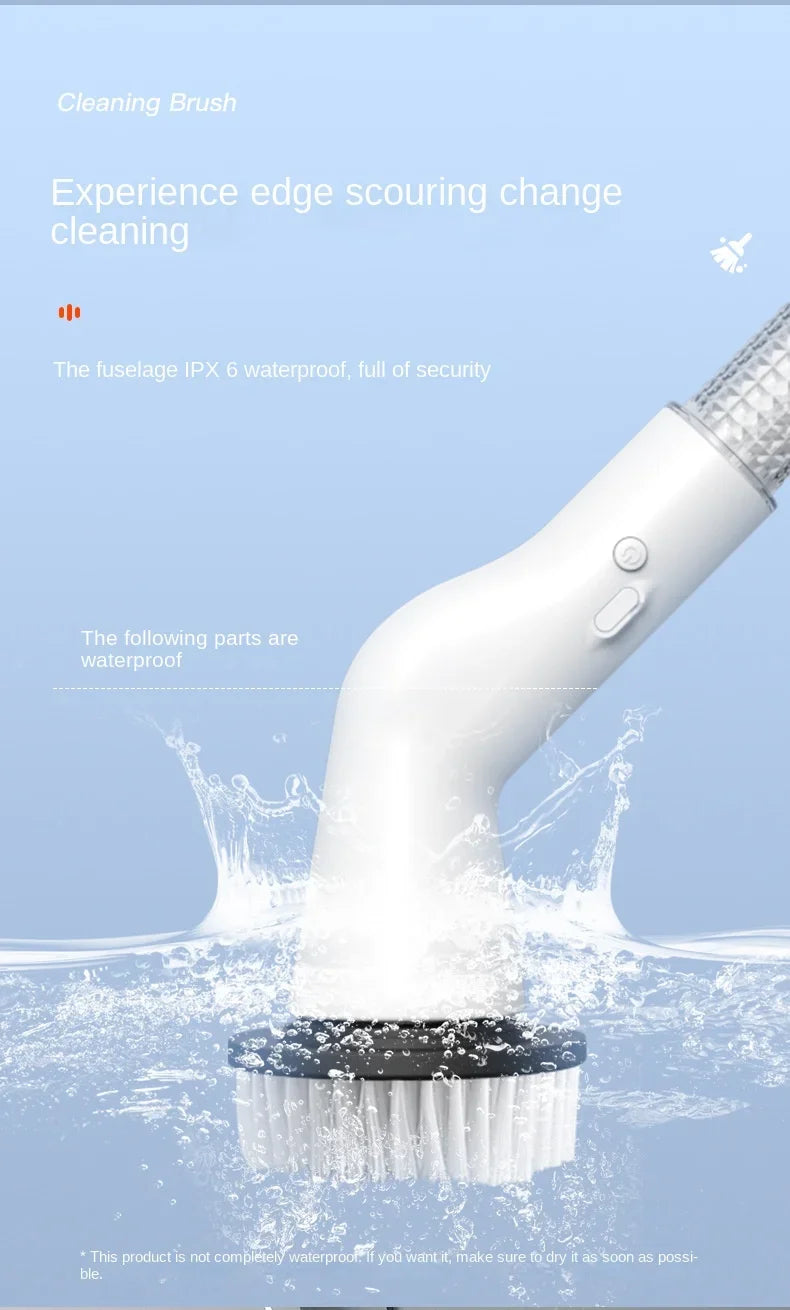 New Style Electric Cleaning Brush 5 in 1 Electric Multi-functional Home USB Automatic Cleaning Brush for Kitchen & Bathroom