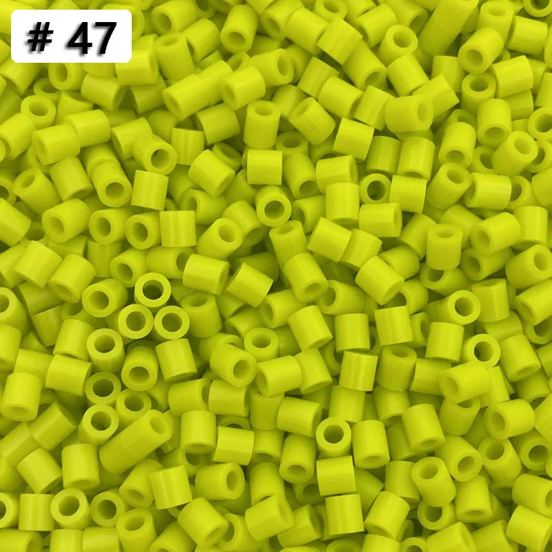 5MM 1000PCs Pixel Puzzle Iron Beads for kids Perler Hama Beads Diy High Quality Handmade Gift toy Fuse Beads