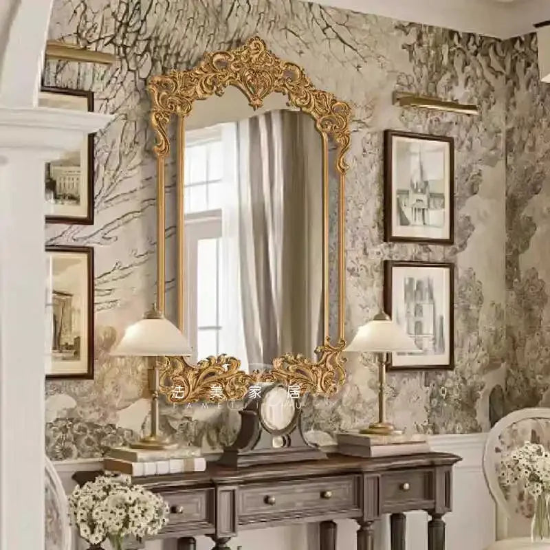 Large Nordic Quality Mirror Designer Girls Gold House Bedroom Wall Mirrors Full Body Floor Luxury Espejo Home Decorations