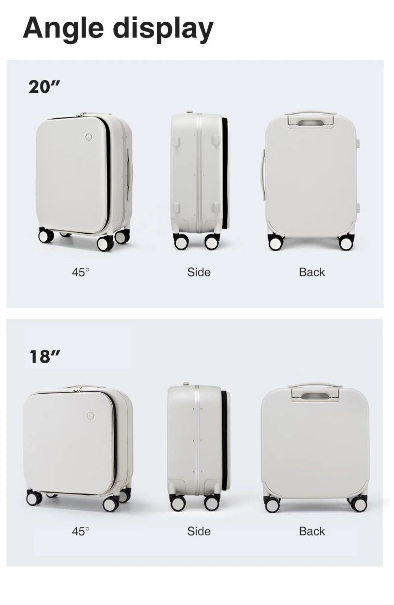 Mixi Patent Design Aluminum Frame Suitcase Carry On Rolling Luggage Beautiful Boarding Cabin 18 20 24 Inch M9260