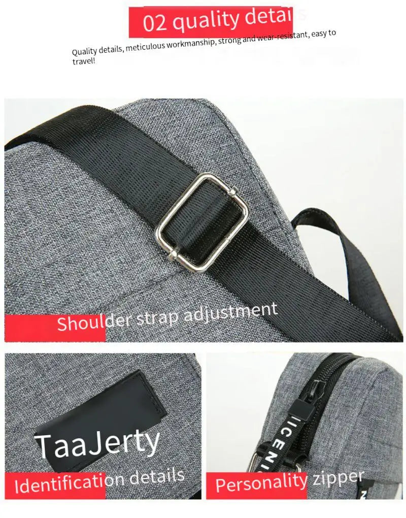 New men's crossbody bag, small crossbody bag, crossbody backpack, casual wallet, multi-functional business bag