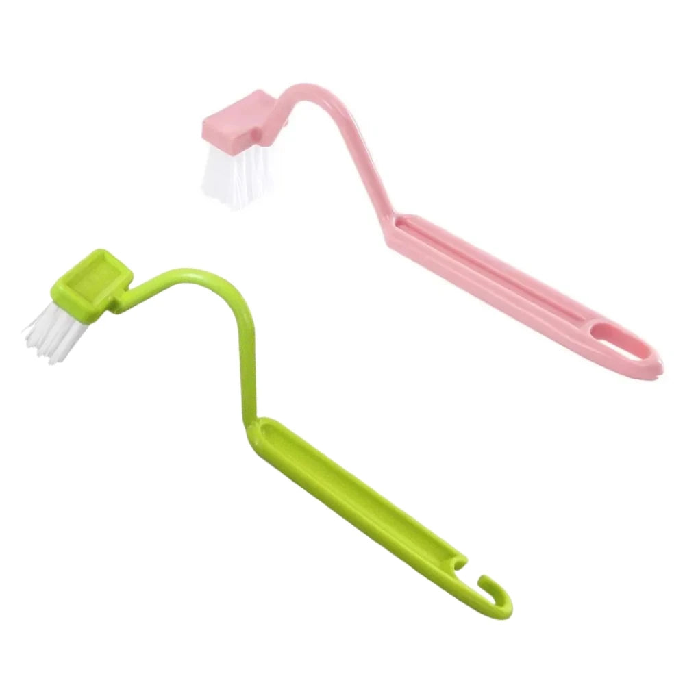 Toilet Brush S Shape Portable Toilet Cleaner Curved Edge Corner Handle Bathroom Supplies Cleaning Household Tools Accessories