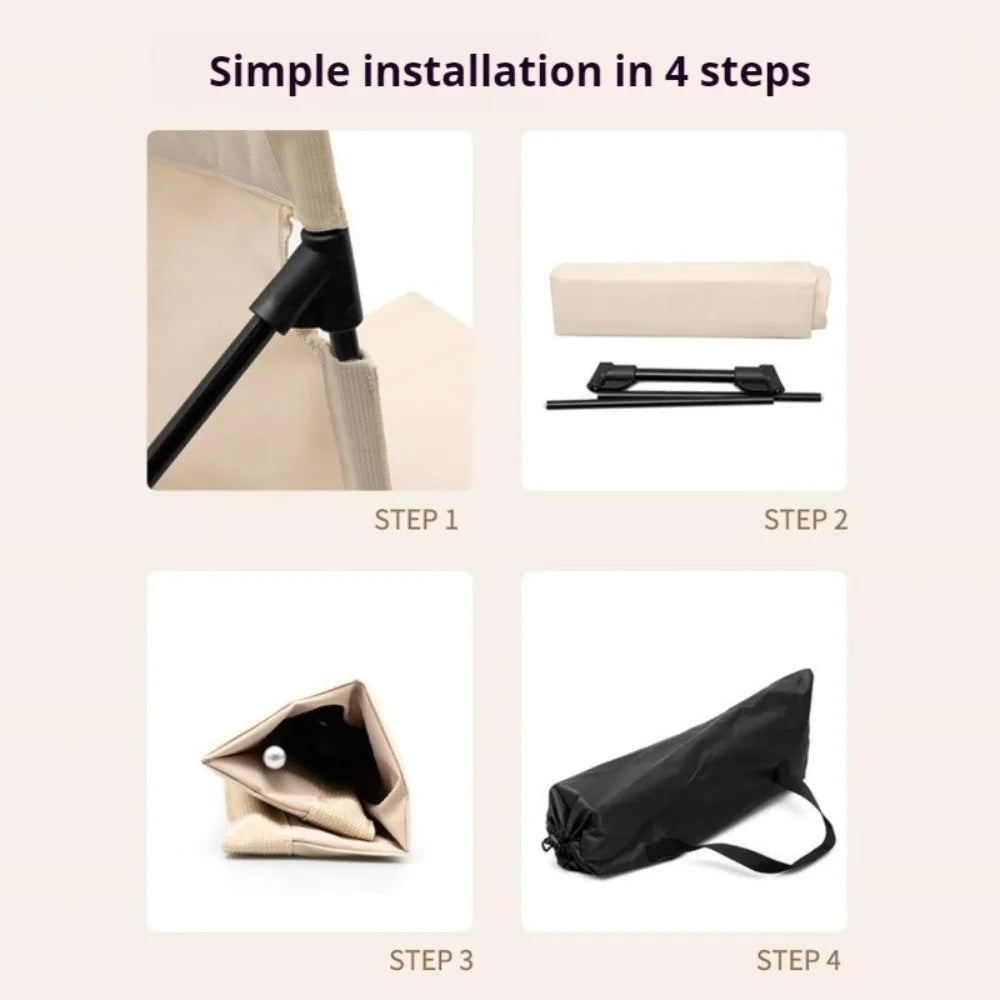 Portable Folding Seat Without Legs Beach Recliner With Backrest For Park Lawn Picnic Single Lazy Chair Lightweight Camping Chair