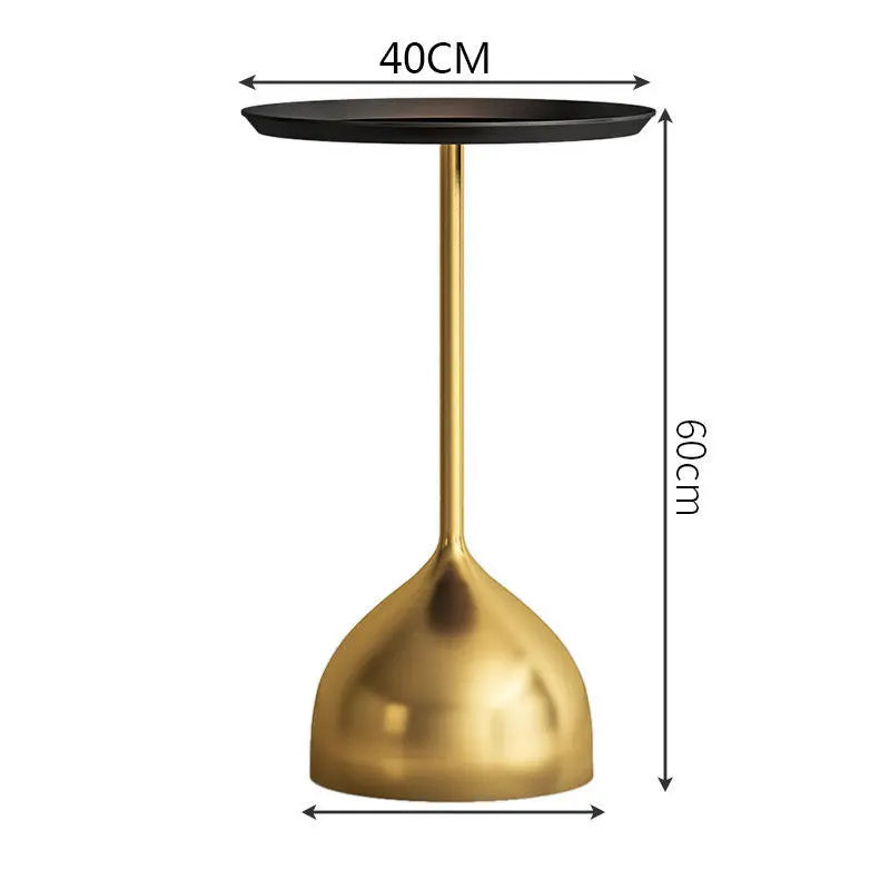 Creative Living Room Side Table Wrought Iron Small Coffee Table Balcony Tea Table Modern Simple Round Living Room Side Tables