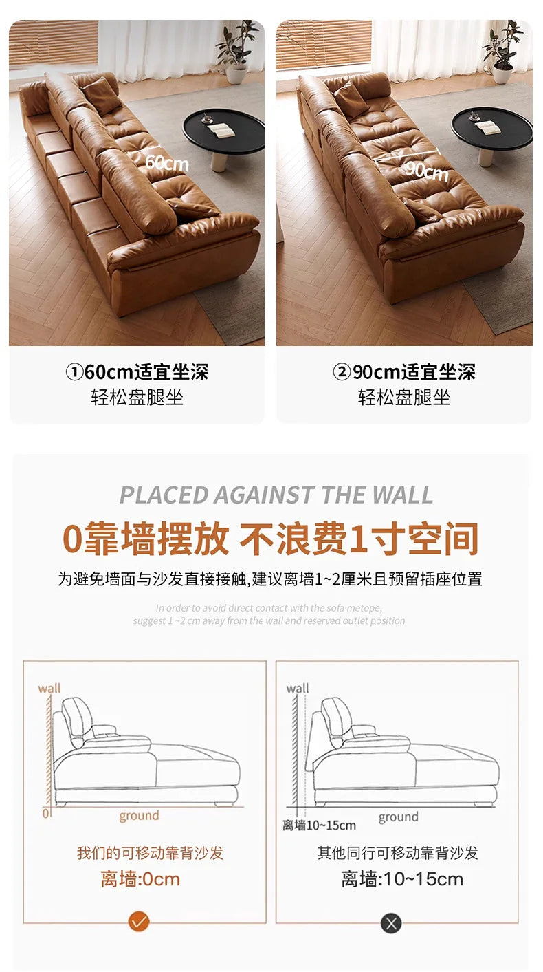 Luxury Loveseat Electric Sofa Strong Full Size Brown Lazy Recliner Chair Lounges Sleeper Designer Woonkamerbanken Furniture