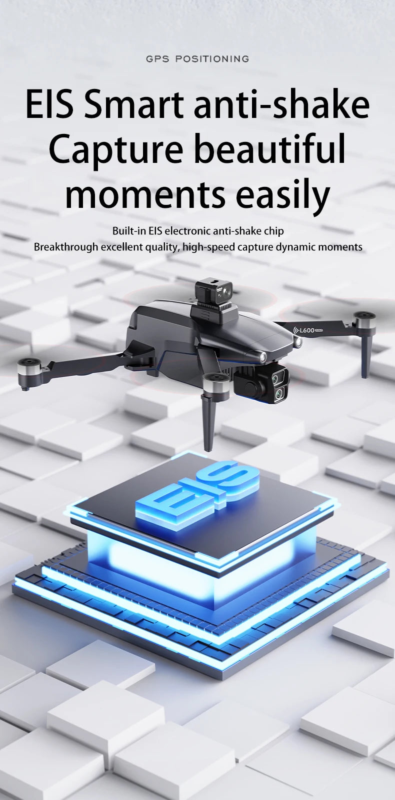 L600-1 Pro GPS Drone 4K Professional HD Dual Camera With Screen 5G WIFI 360°Obstacle Avoidance Brushless Rc Quadcopter Drone