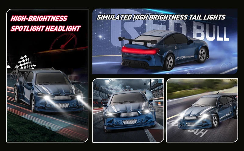 1/64 2.4G High speed Drift Rc Car 4WD Remote Control Car Four Wheel Drive Radio Controlled Mini RTR Racing Model Boy Toy Gift